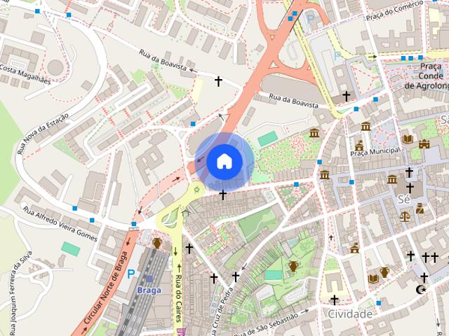 Apartamento T3 para alugar em Braga