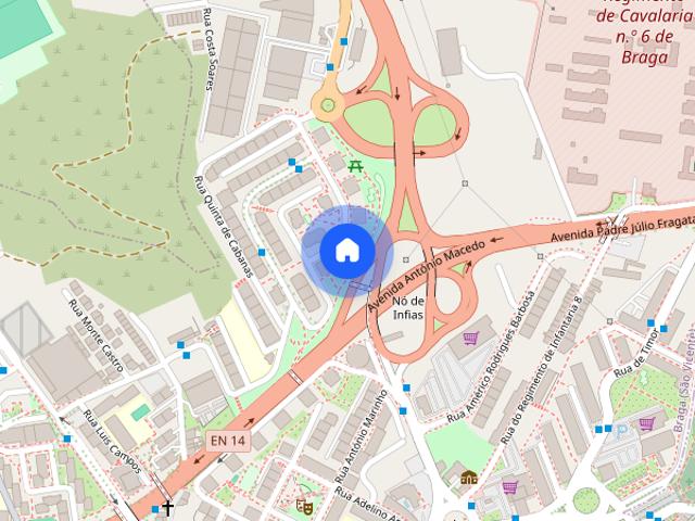 Apartamento T3 para alugar em Braga