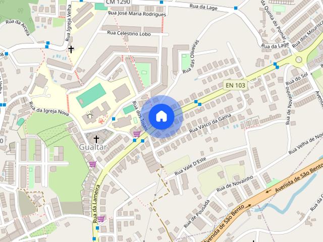 Apartamento T3 para alugar em Braga