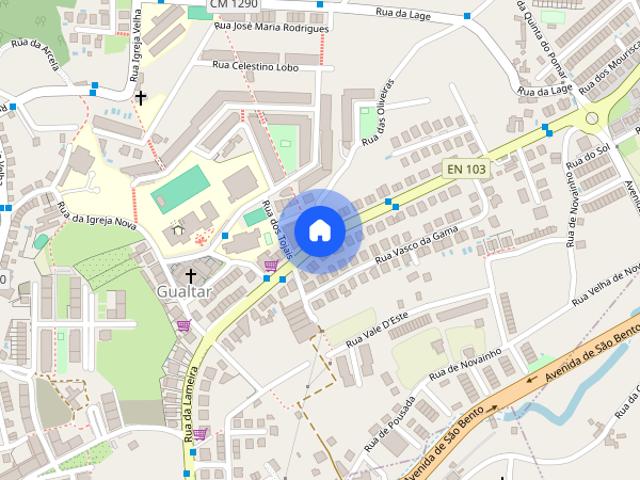Apartamento T3 para alugar em Braga