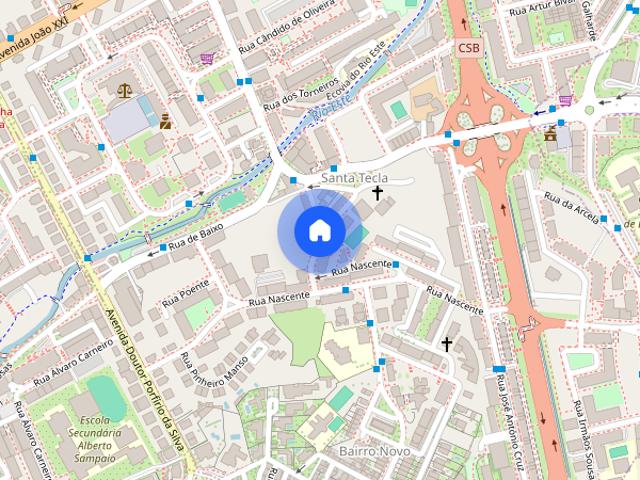 Apartamento T3 para alugar em Braga