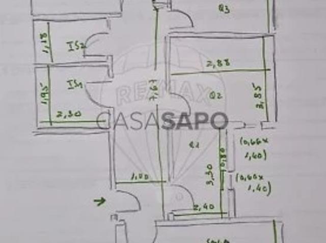 Apartamento T3 para alugar em Lisboa