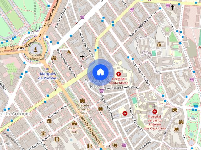 Apartamento T3 para alugar em Lisboa