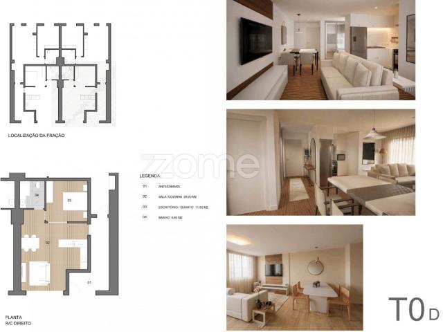 Apartamento T0+1 Novo e Totalmente Eequipado