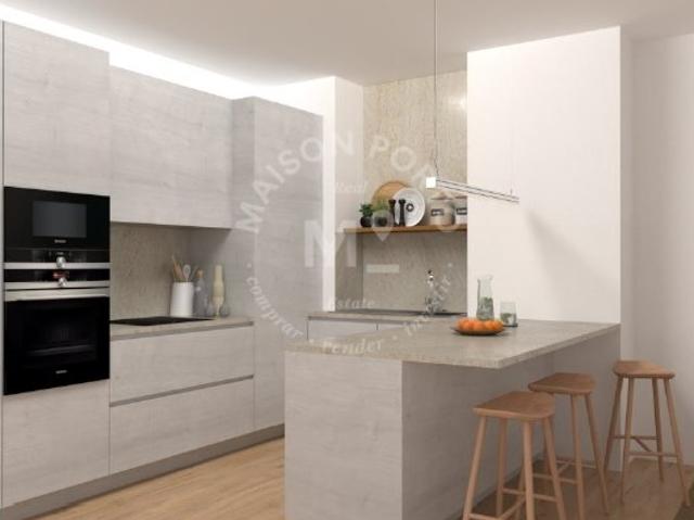 Apartamento T0 com Terraço em Condomínio com Piscina e Jardim em Custóias, Matosinhos