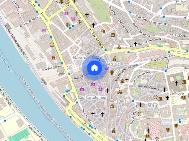 Apartamento T0 em Coimbra Baixa