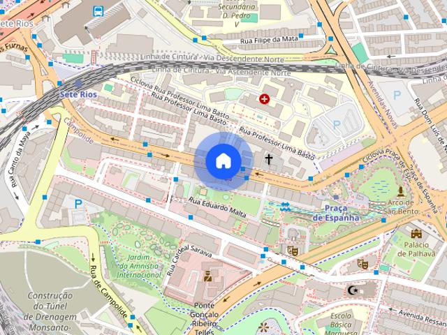 Apartamento T0 Lisboa Avenida Columbano Bordalo Pinheiro