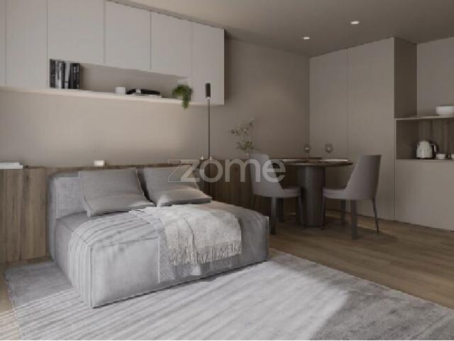 Apartamento T0 Novo em Condomínio Fechado Acrescentar Residence