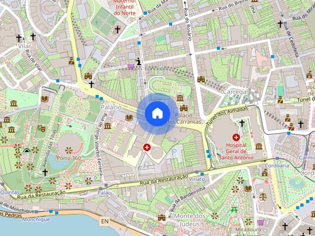 Apartamento T0 Palacio de Cristal