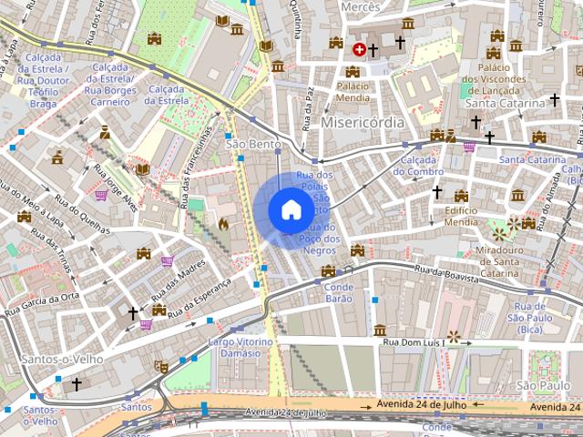 Apartamento T0 para alugar em Lisboa