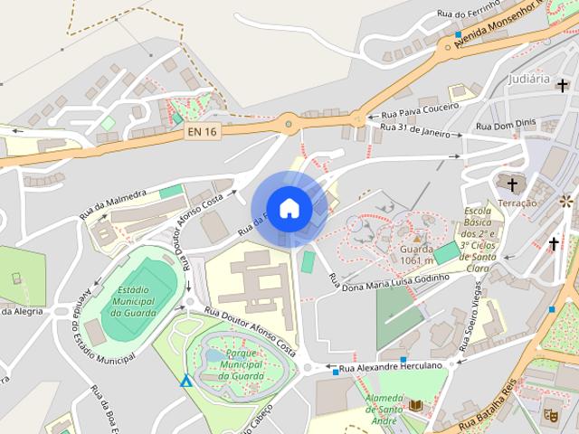 Apartamento T0 para alugar na Guarda