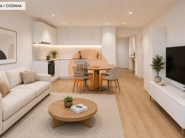 Apartamento T1+1 com Equipamentos Modernos | 1ª Linha de Pra. 63m² Monte Gordo