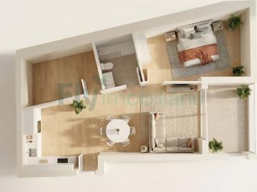 Apartamento T1+1 Excelente localização junto à estação ferroviária