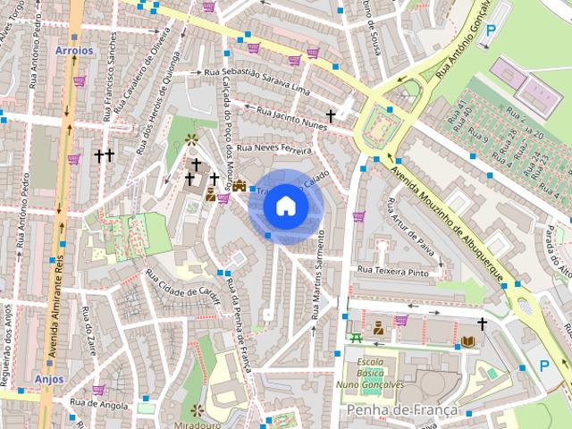 Apartamento T1+1 mobilado equipado bem localizado em Lisboa