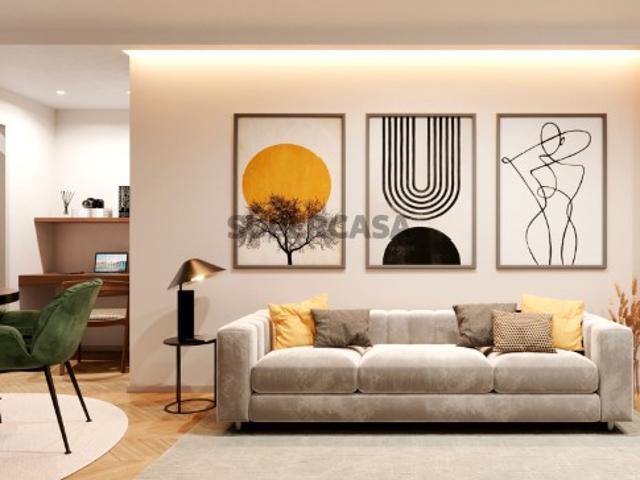 Apartamento T1+1 novo no centro histórico de Braga, no Largo Santiago a 20m do Museu Pio XII