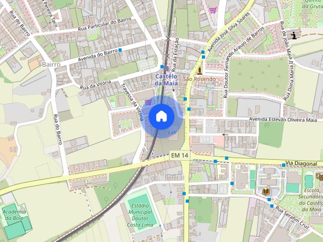Apartamento T1+1 para alugar em Maia