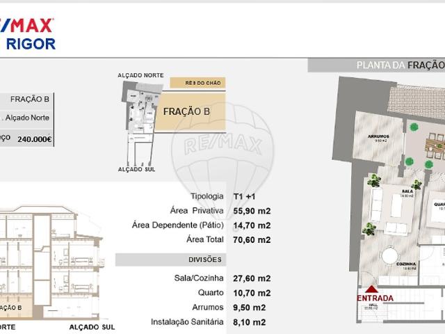 Apartamento T1 à venda em Vila Real, Vila Real RE/MAX Portugal
