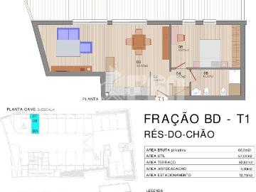 Apartamento T1 Centro De Ovar 66m² Ovar, São João, Arada e São Vicente de Pereira Jusã