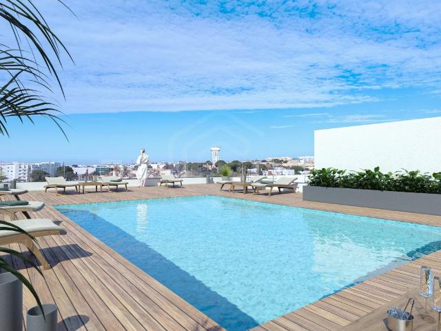 Apartamento T1 com estacionamento, Olhão, Algarve 48m² Quelfes