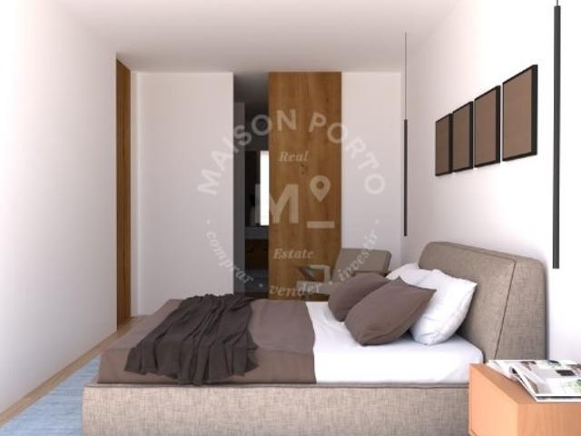 Apartamento T1 com Varanda em Condomínio Privado com Piscina e Jardim em Custóias, Matosinhos