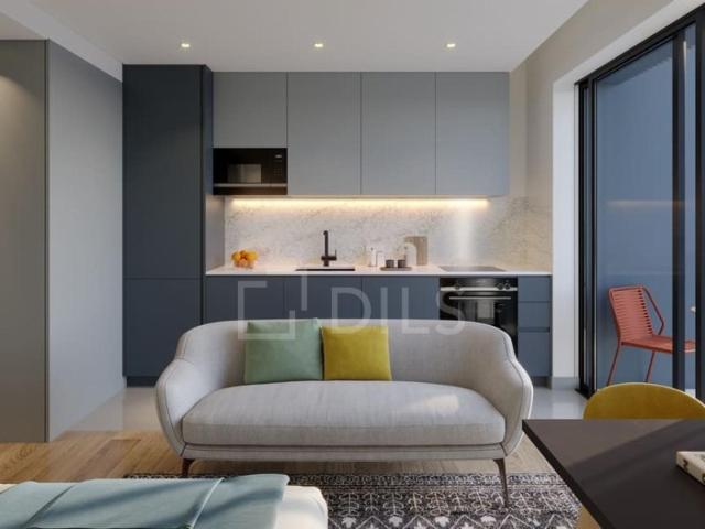 Apartamento T1, com varanda em novo empreendimento em Carcavelos