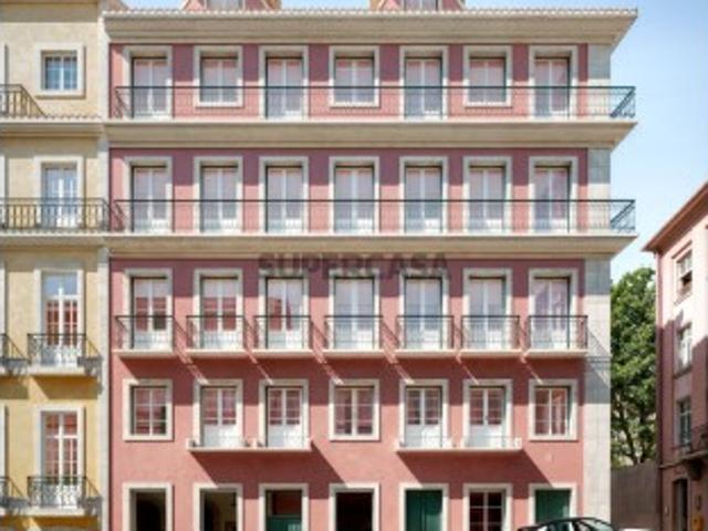 Apartamento T1 de Luxo com Varanda Rua da Alegria, Lisboa 4ºFrente