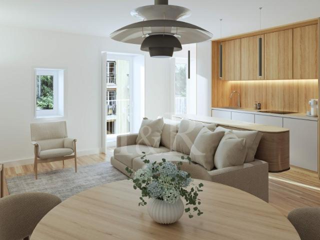 Apartamento T1 duplex com terraço junto à Avenida da Liberdade, Lisboa