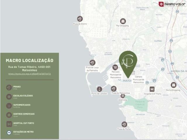 Apartamento T1 em Matosinhos e Leça da Palmeira de 70,00 m² 70m² Matosinhos e Leça da Palmeira