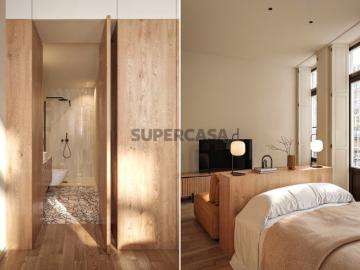 Apartamento T1 em prédio novo no centro histórico de Braga, na Rua dos Chãos em fase de construção