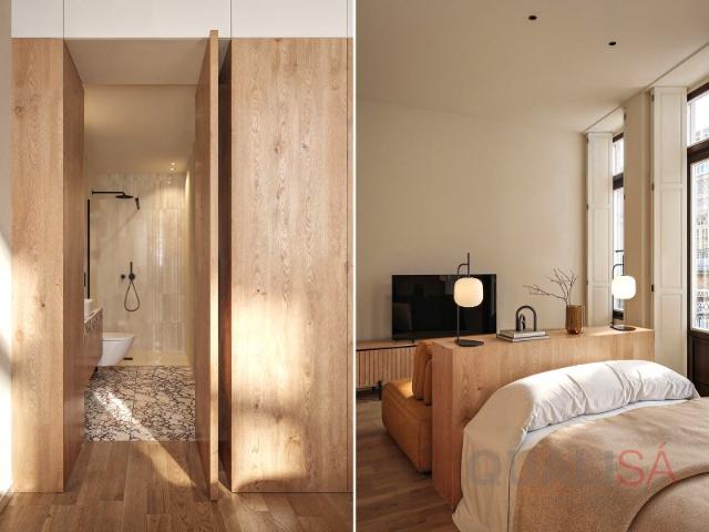 Apartamento T1 em prédio novo no centro histórico de Braga, na Rua dos Chãos em fase de construção