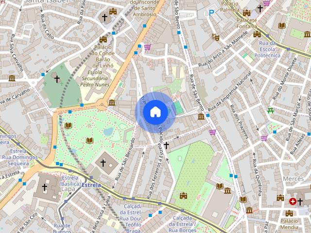 Apartamento T1 mobilado na Estrela Lisboa
