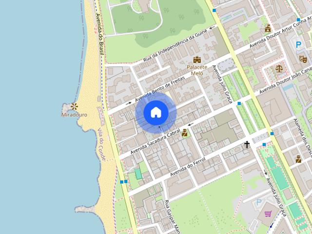Apartamento T1 mobilado no centro de Vila do Conde