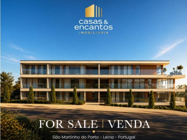 Apartamento T1 Moderno # São Martinho do Porto#piscina# jardim#garagem