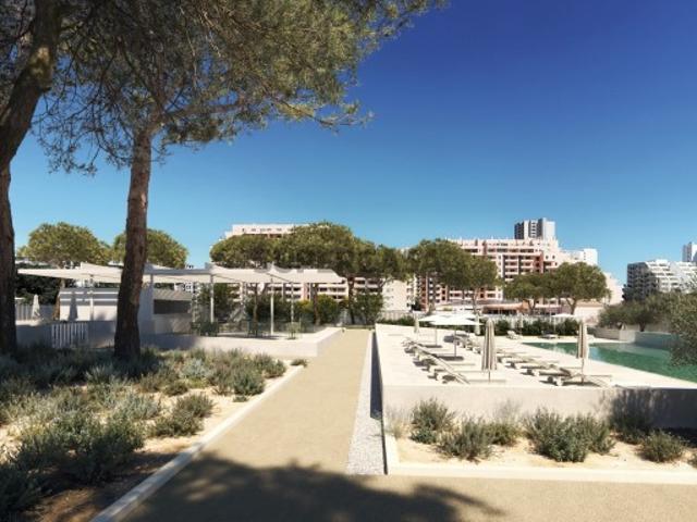 Apartamento T1, novo, no Ribamar, com piscina e estacionamento, em Portimão, no Algarve