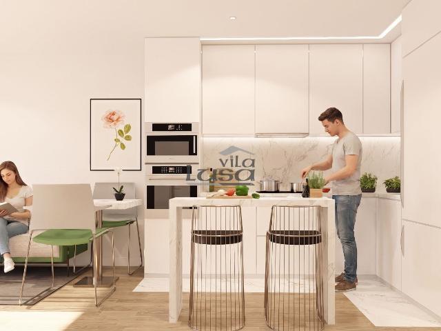 Apartamento T1 Novo com garagem em Vilar de Paraiso, Vila Nova de Gaia