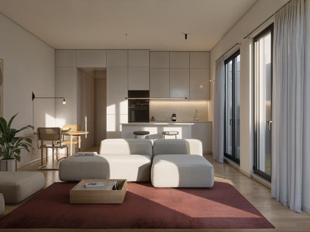 Apartamento T1 Novo, equipado Junto ao Metro