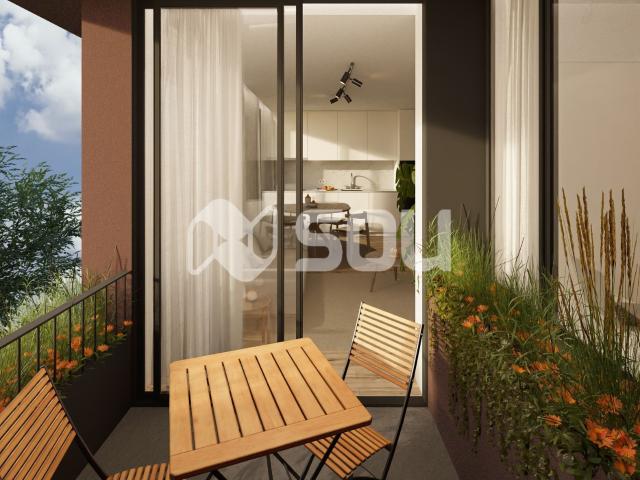 Apartamento T1 num condomínio moderno e completo em Alfena