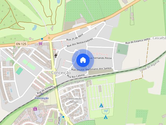 Apartamento T1 para alugar em Tavira