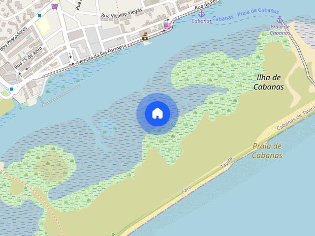 Apartamento T1 para alugar em Tavira