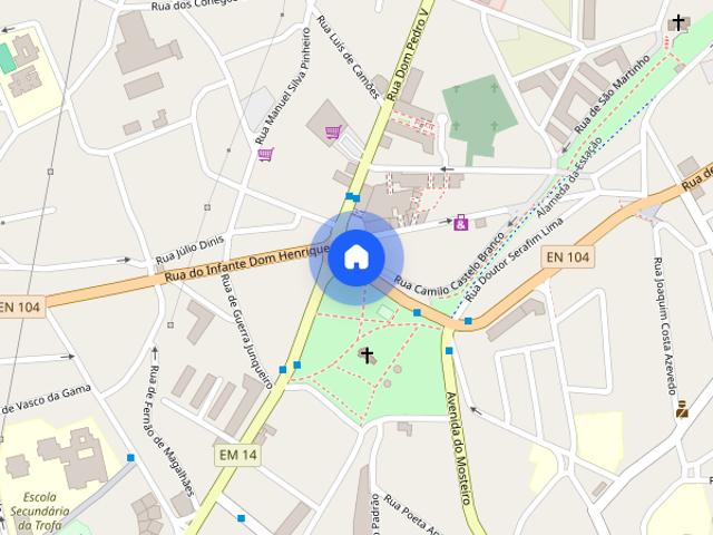 Apartamento T1 para alugar em Trofa
