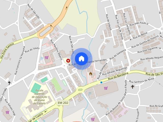 Apartamento T1 para alugar em Viana do Castelo