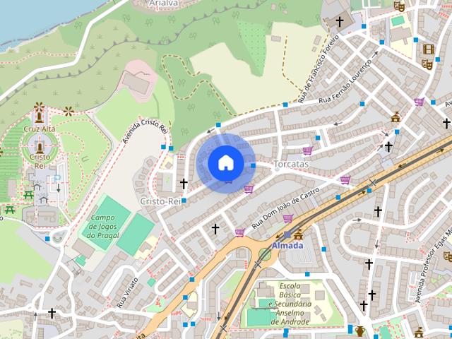 Apartamento T1 para alugar em Almada