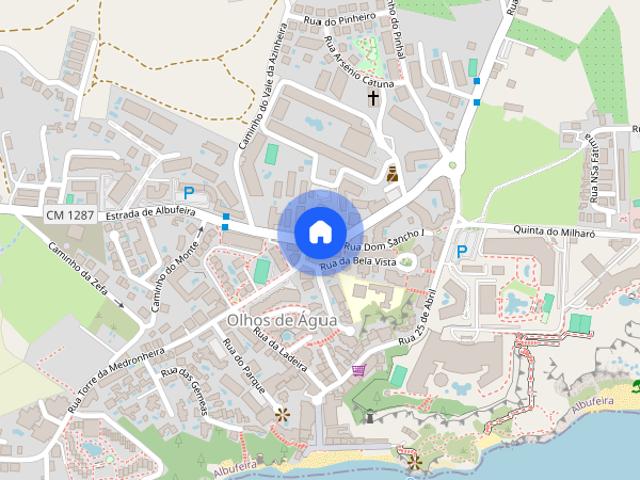 Apartamento T1 para alugar em Albufeira