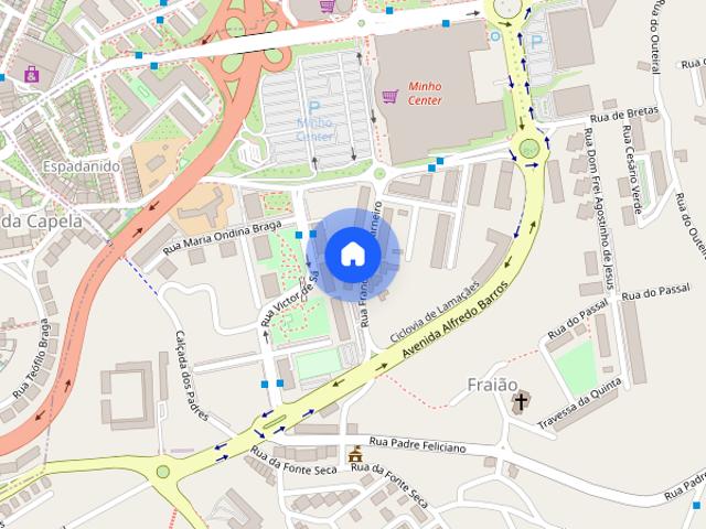 Apartamento T1 para alugar em Braga