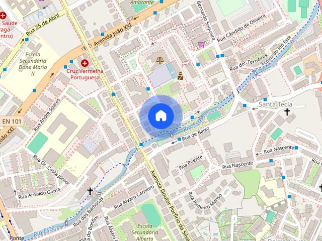 Apartamento T1 para alugar em Braga