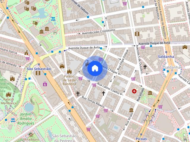 Apartamento T1 para alugar em Lisboa