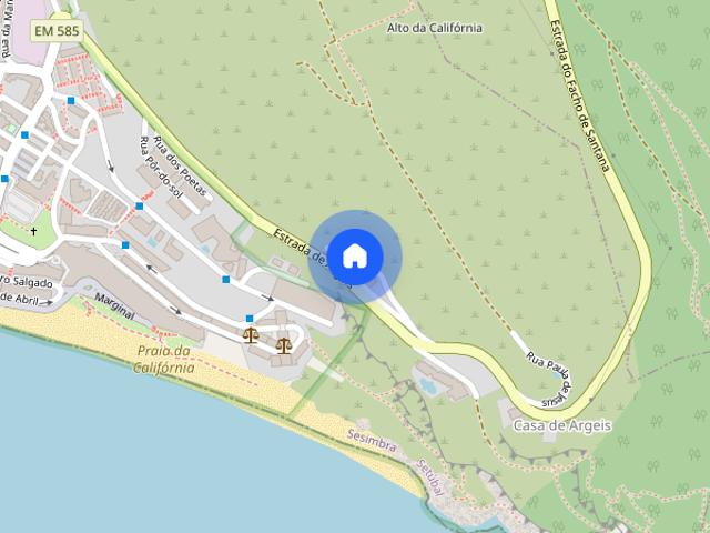 Apartamento T1 para alugar em Sesimbra