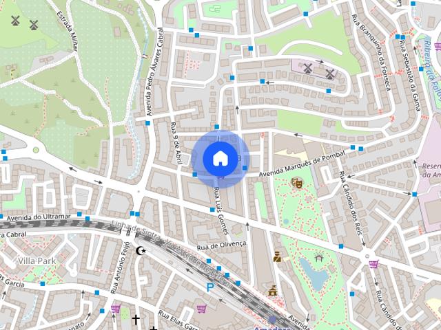 Apartamento T1 para alugar na Amadora