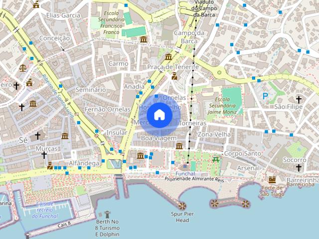 Apartamento T1 para alugar no Funchal