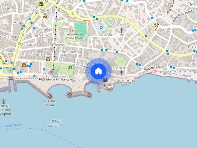 Apartamento T1 para alugar no Funchal